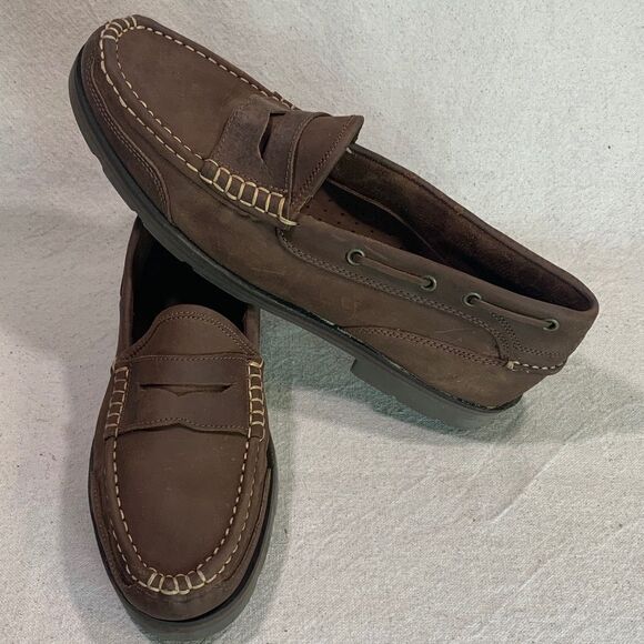 Vintage Campus Club Penny Loafers Mens Size 10D - Picture 8 of 16